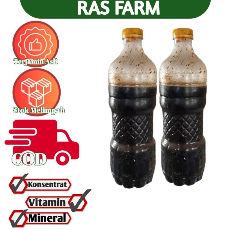 MOLASES | TETES TEBU | FERMENTASI TETES TEBU | PROBIOTIK | MURNI 1KG