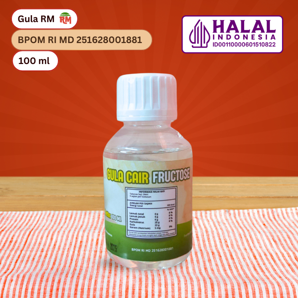 

Gula Putih Cair Fructose 100ml Kemasan Ekonomis