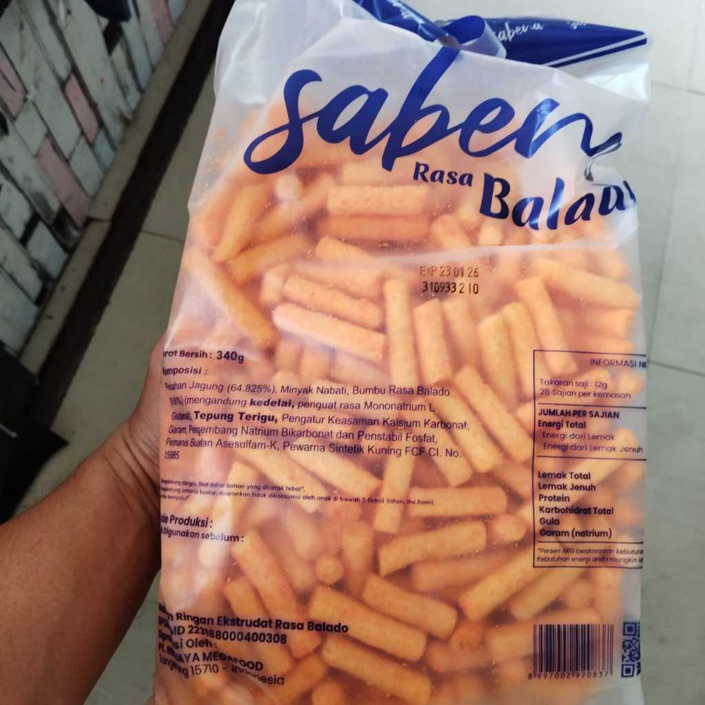 

Snack SABENA Stik 340gr