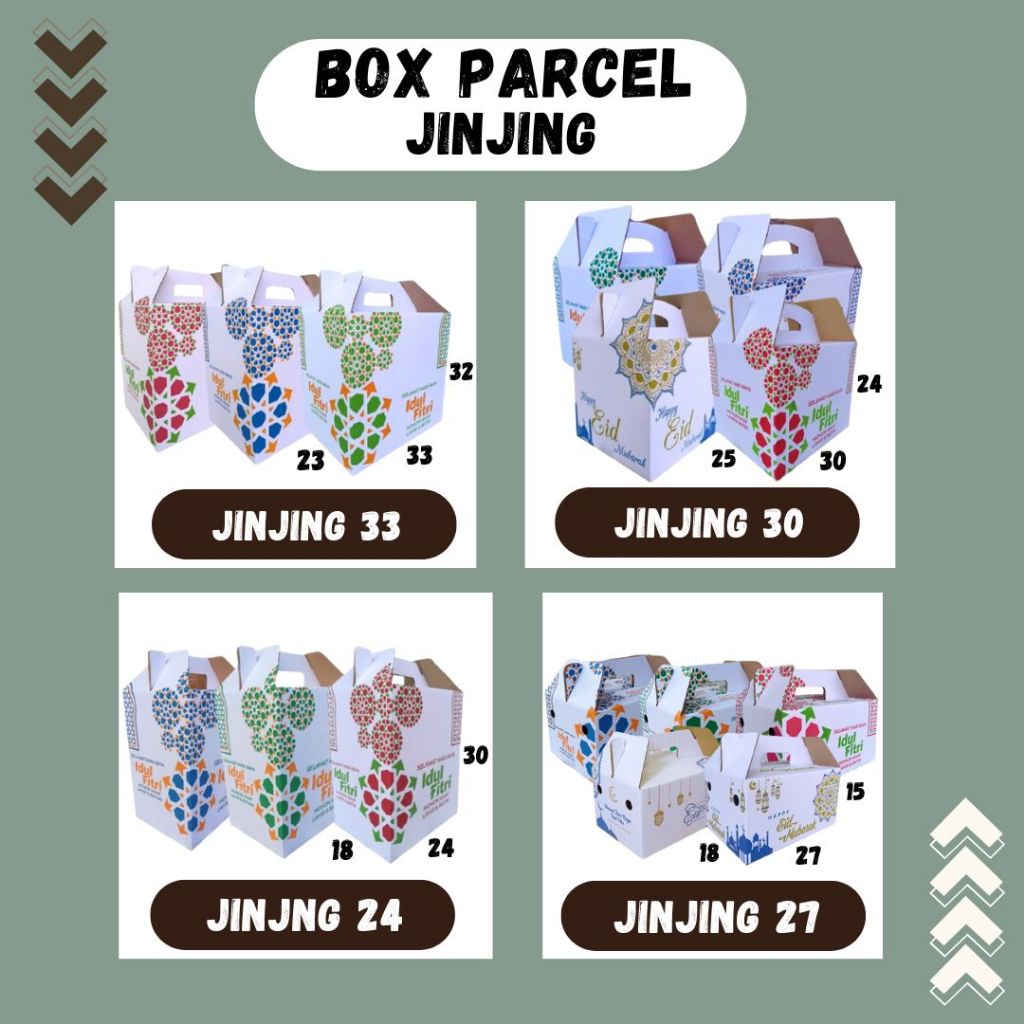 

Box Jinjing 33x23x32 / 30x25x24 / 24x18x30 / 27x18x15 Gable Box Tenteng/Kardus/Polos/Lebaran/Hampers/Parcel/Idul Fitri/Buah/Klonal/jinjing 33/Jinjing 30/Jinjing 24/ Jinjing 27