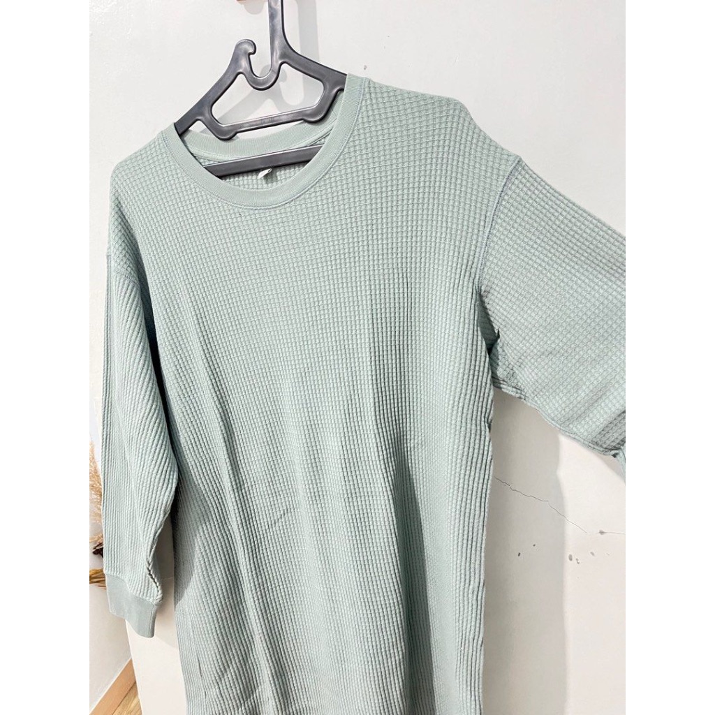 UNIQLO - KNIT MIDI DRESS - Waffle Knit Dress