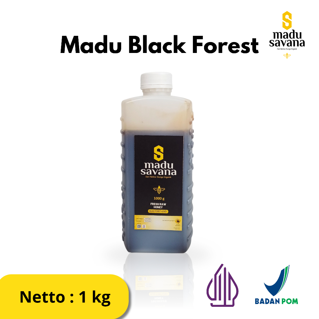 

MADU SAVANA HUTAN ASLI | BLACKFOREST PREMIUM 100% Alami Pure Natural Raw Honey