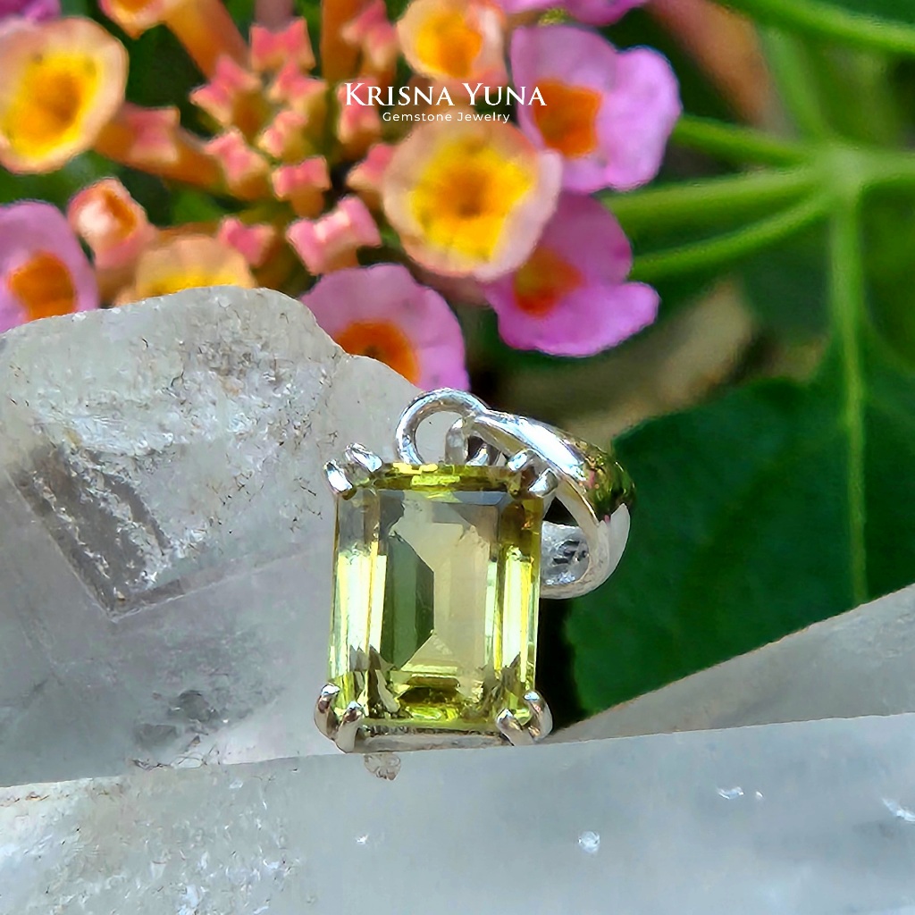 Natural Lemon Citrine Pendant
