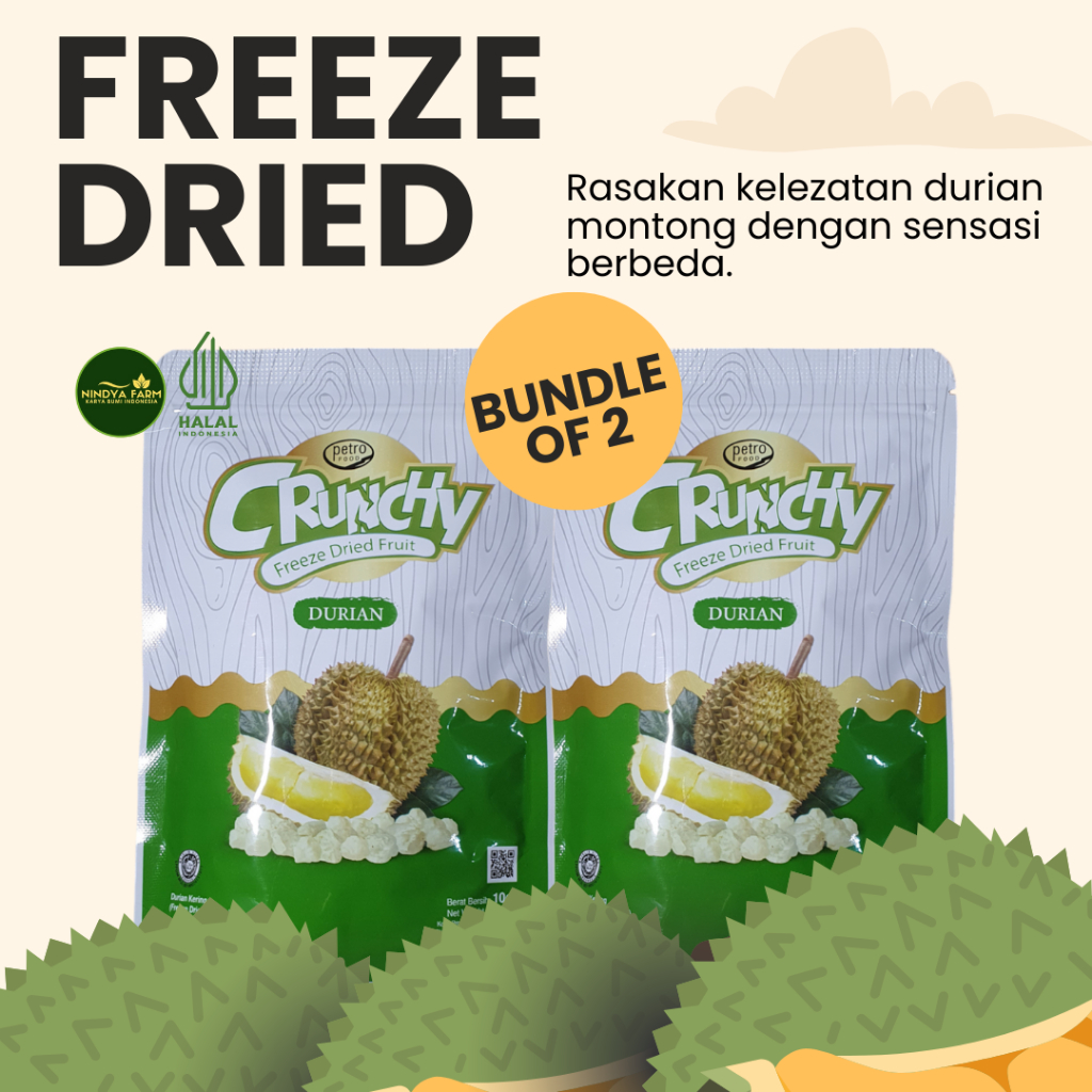 

Crunchy Bundle off 2 - Freeze Dried Fruit Durian