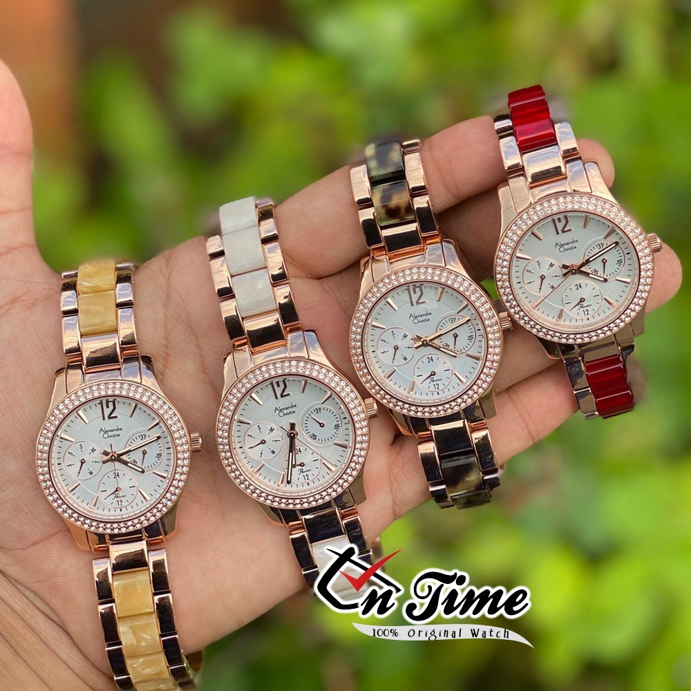Jam Tangan AC Wanita Alexandre Christie 2463 BF Multifunction