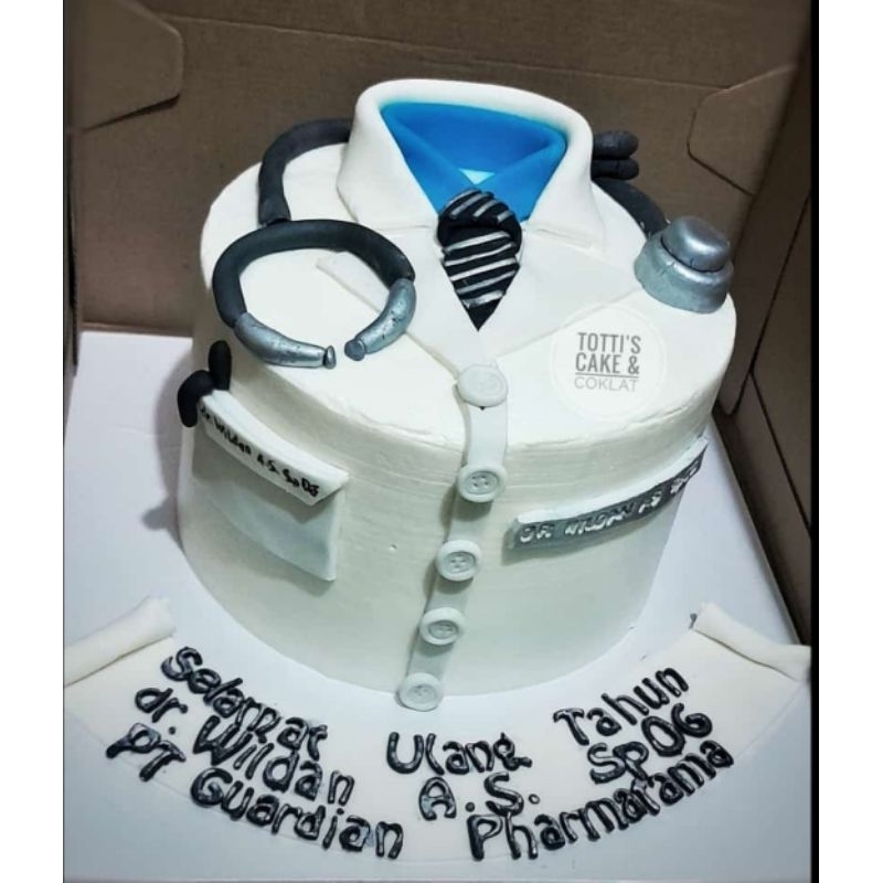 

Bolu Karakter Dokter ukuran 20cm 3 layer