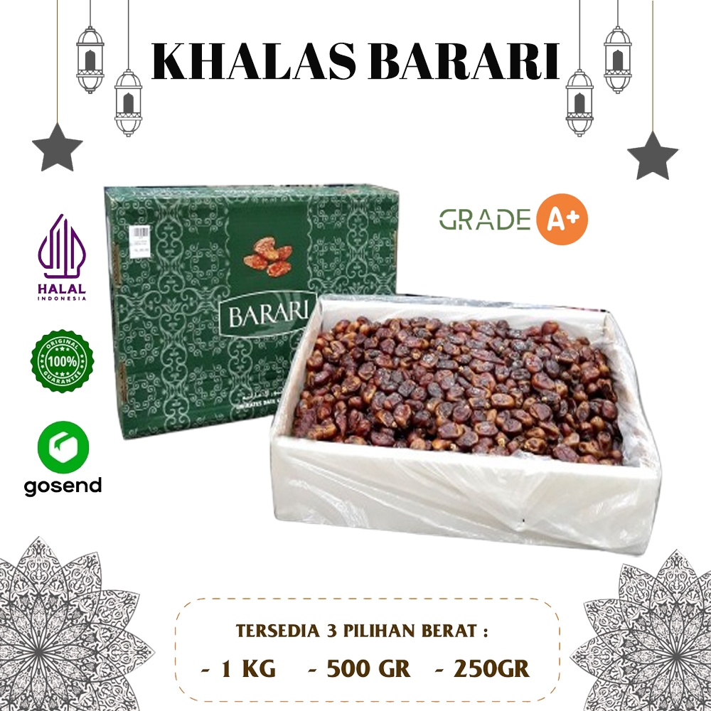 

Nauren Kurma Barari Khalas Kemasan 1 Kg U.A.E