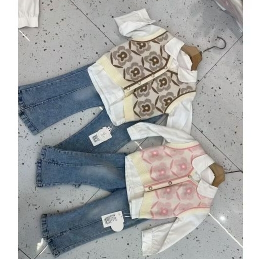 SETELAN RAJUT ANAK CEWEK/SETELAN RAJUT ANAK PEREMPUAN