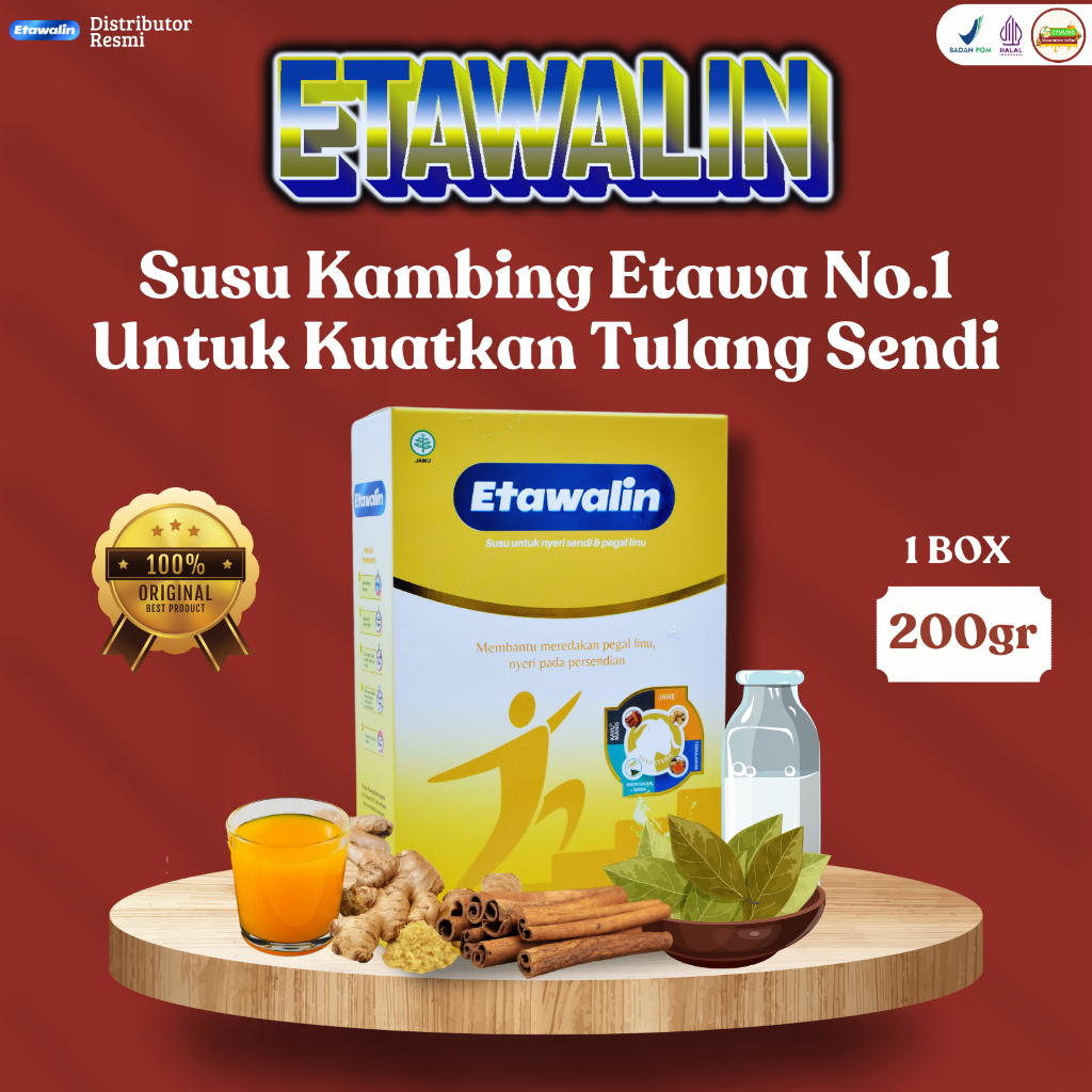 

ETAWALIN 1 Box - Kuatkan Tulang Sendi Susu Kambing Etawa No.1 Terbaik Solusi Tulang Sendi Kuat