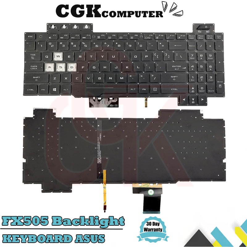 Keyboard Laptop Asus TUF Gaming FX505 FX505DD FX505DV FX505DU Backlight