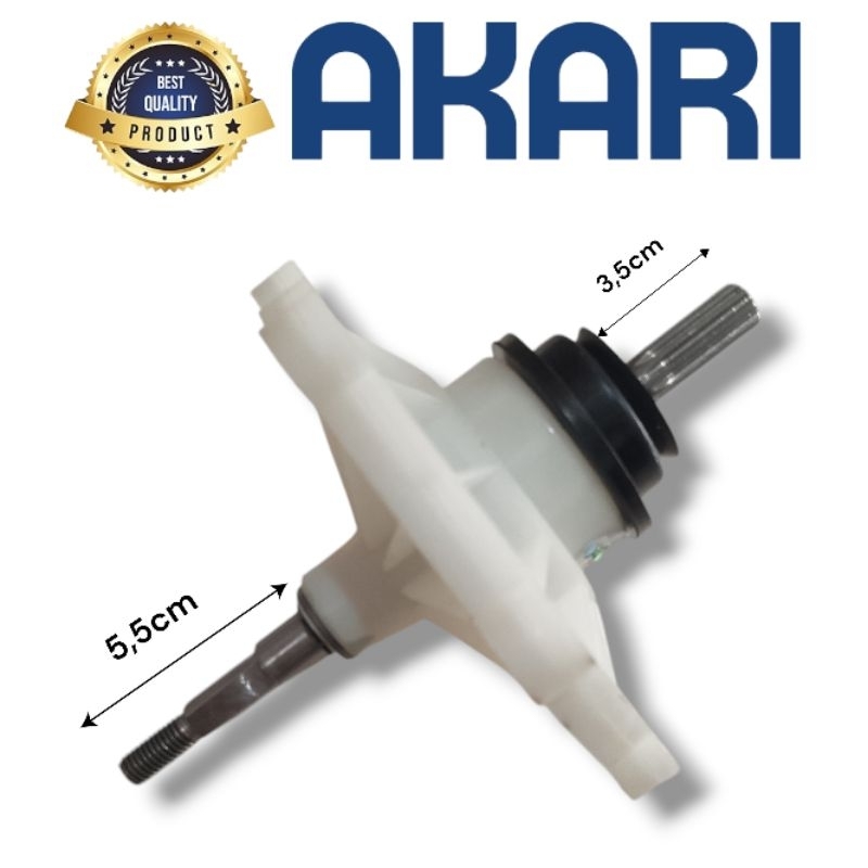 Gearbox gerbok Mesin cuci Akari 2 tabung gearbox non puly