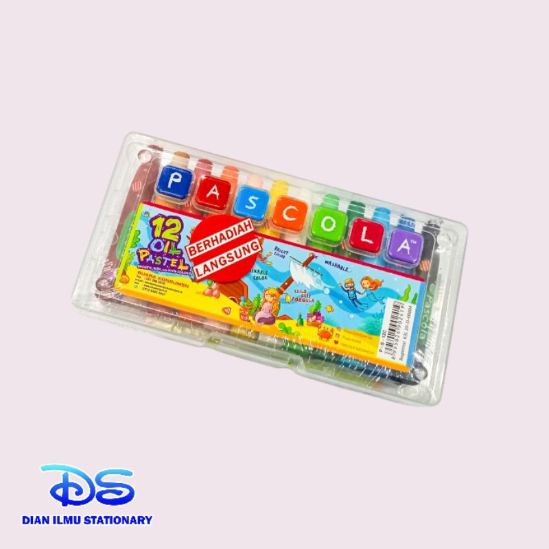 

oil pastel pascola 12 warna