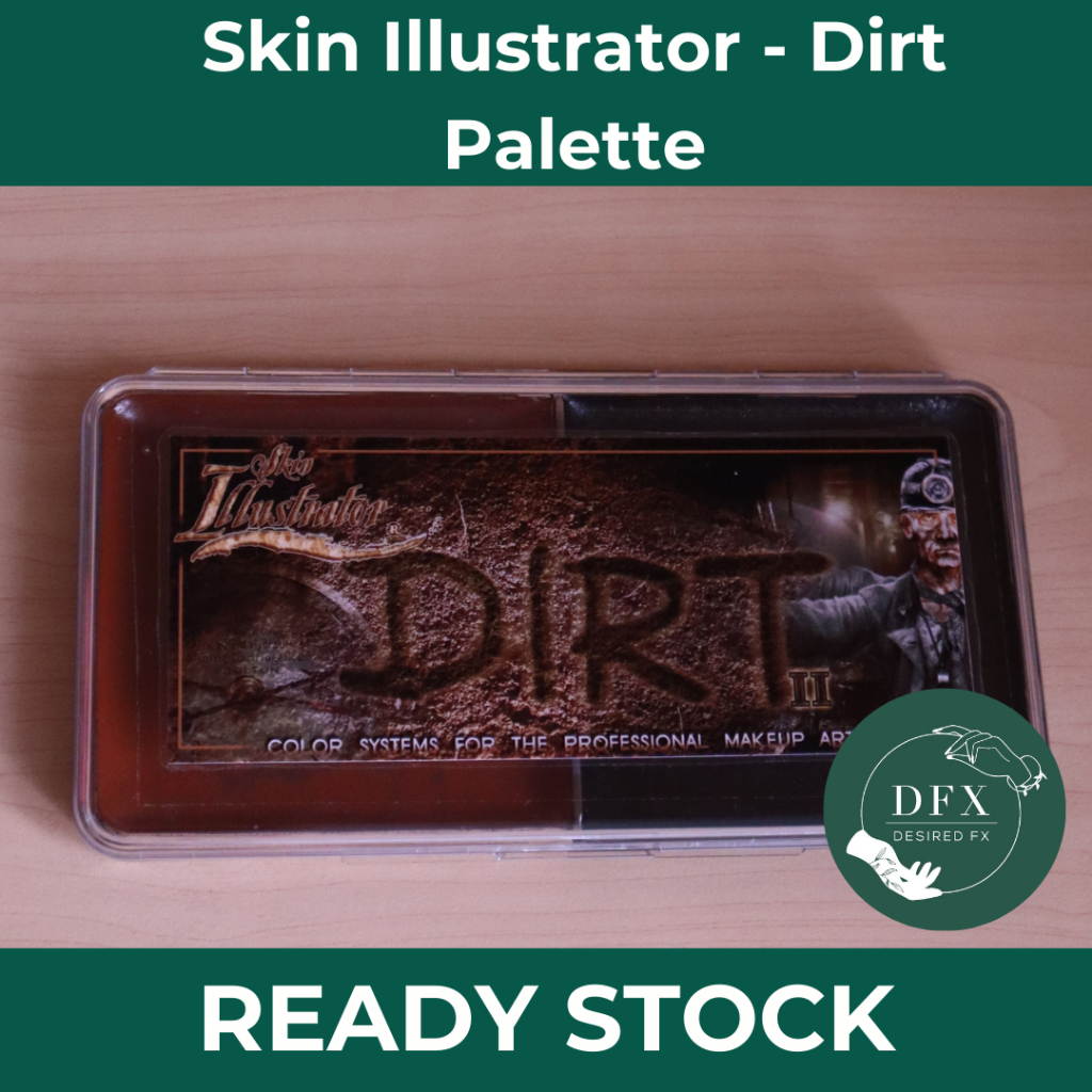 [READY REPACKED] Skin Illustrator - Dirt Palette | Palet warna kotor | Efek kotor makeup | SFX dirt 