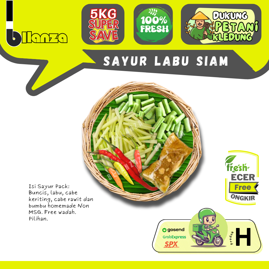 

Bllanza | Sayur Labu Siam — Sayur Pack — Sahabat Makan Sayur ECER (H)