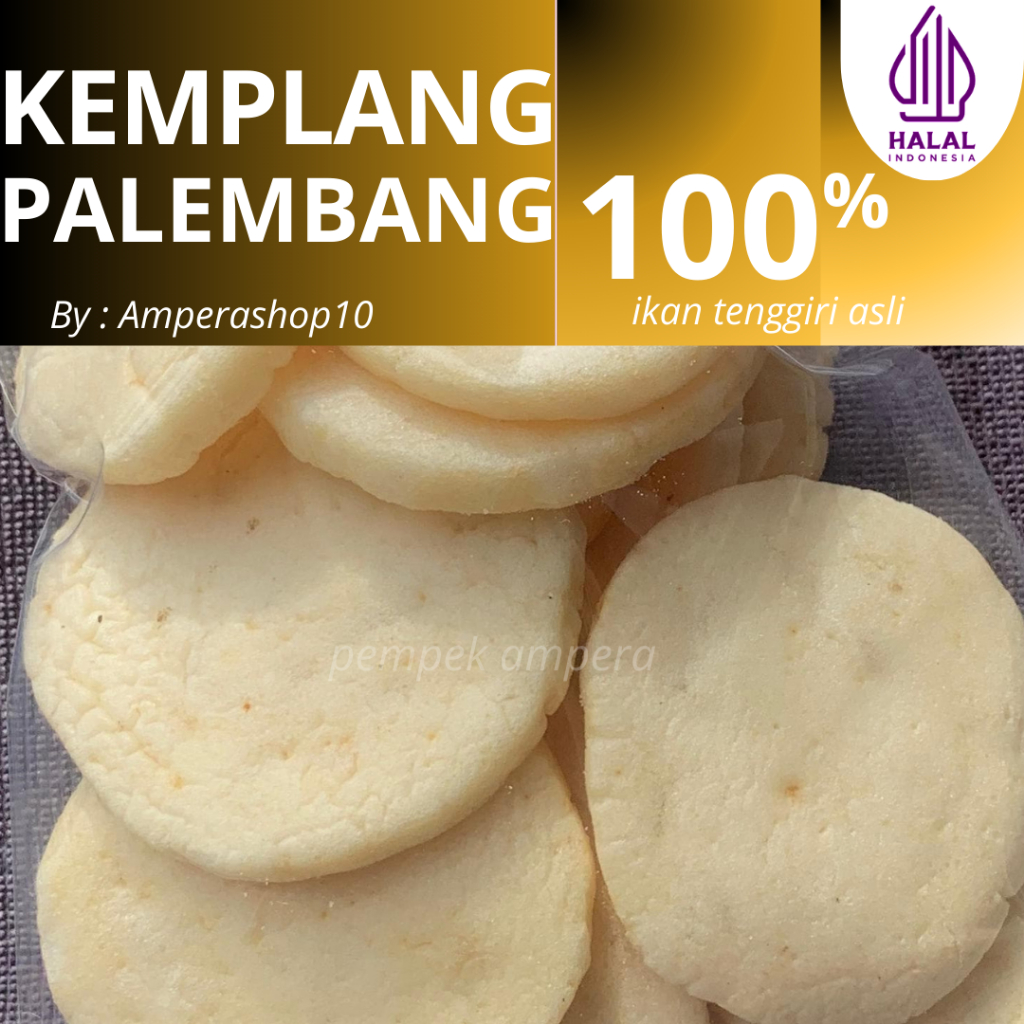 

Kemplang Palembang Asli Ikan Tenggiri 50gr
