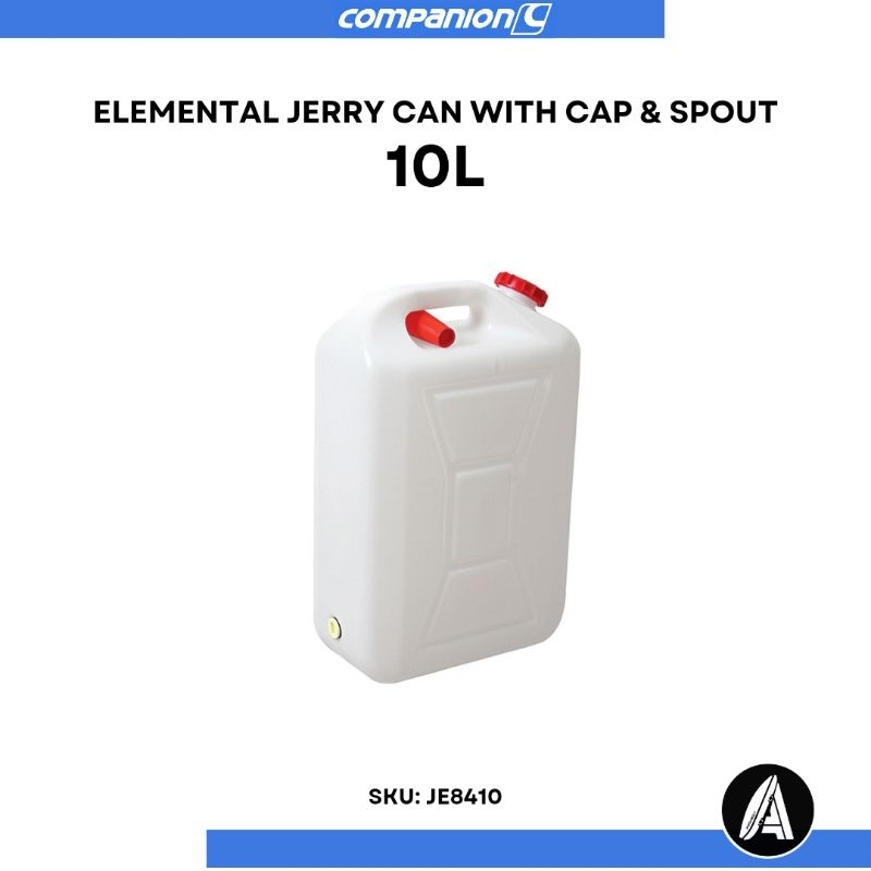 Companion Elemental 10L Jerry Can With Cap & Spout — JE8410