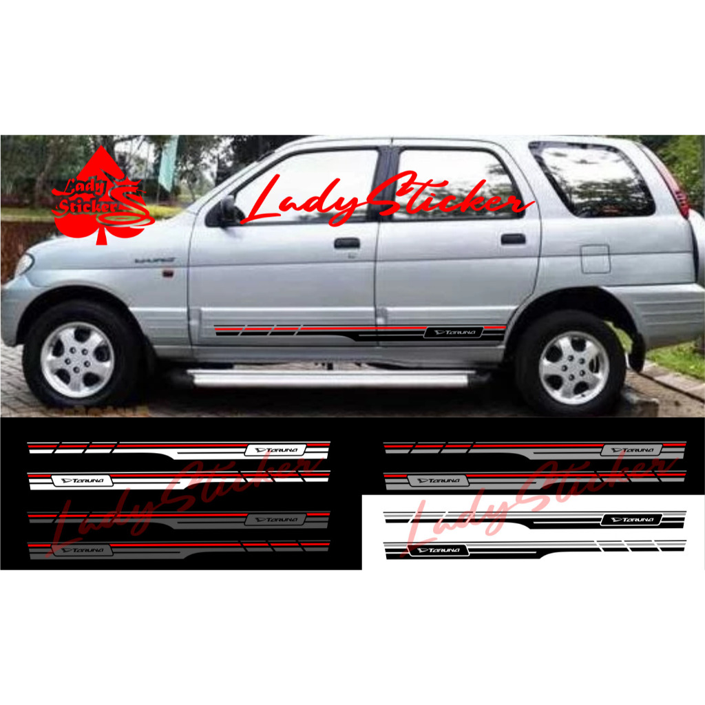 Sticker stiker mobil taruna cutting sticker mobil daihatsu taruna