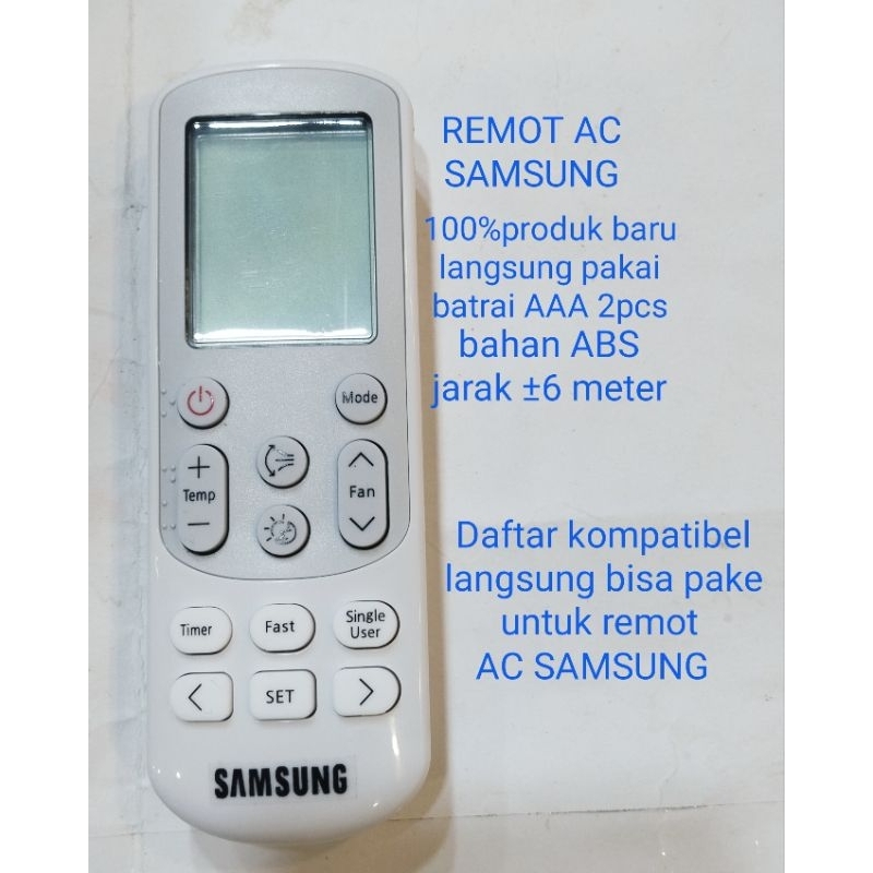 REMOT REMOT AC SAMSUNG