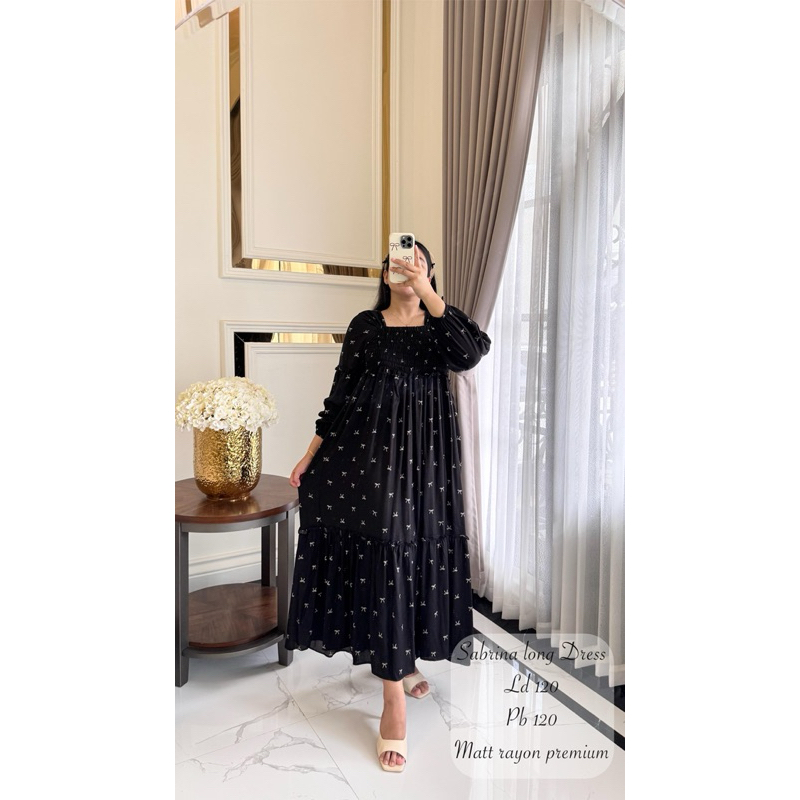 DASTER FULL KARET SMOK DADA // HOMEDRESS RAYON // DRESS PANJANG RAYON FULL KARET // DRESS CANTIK KEK