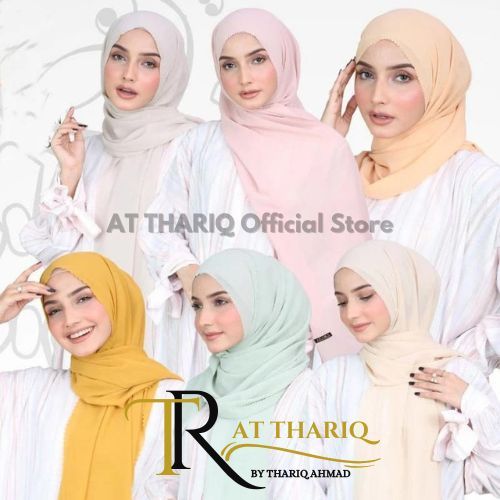 (Paket Hemat 3Pcs)HIJAB PASHMINA AZARA CERUTY UNO BABYDOLL PREMIUM LC & JAHIT BY  AZARA ( 180X75 cm 