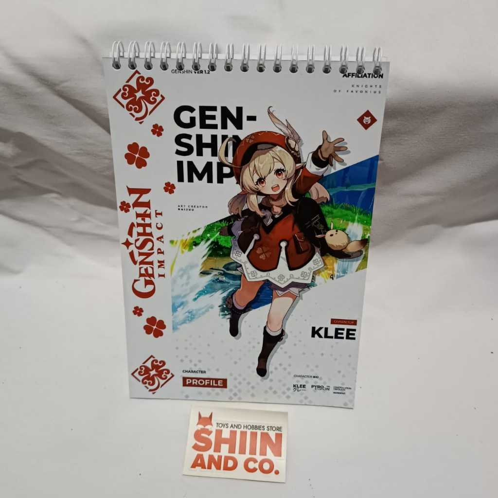 

SKETCHBOOK A5 SOFTCOVER TEMA GAME GENSHIN IMPACT