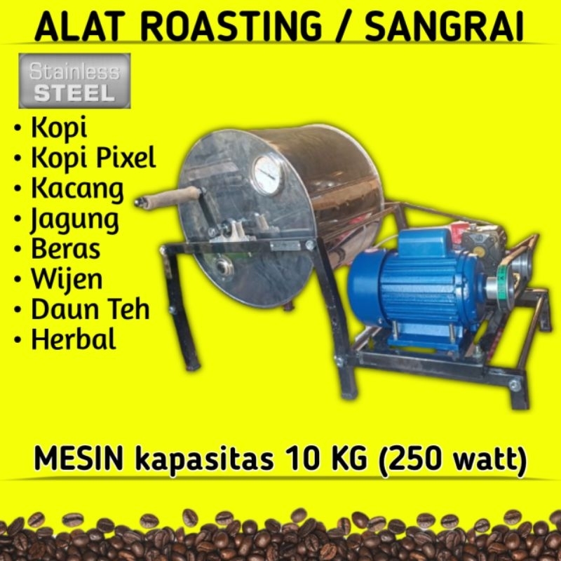 Coffee Roaster • Mesin Roasting Kopi • Mesin Sangrai Kopi • Roaster Kopi • MESIN 10 Kg