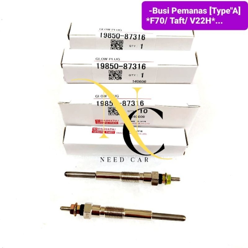 glow plug /busi pemanas f70 taft Gt