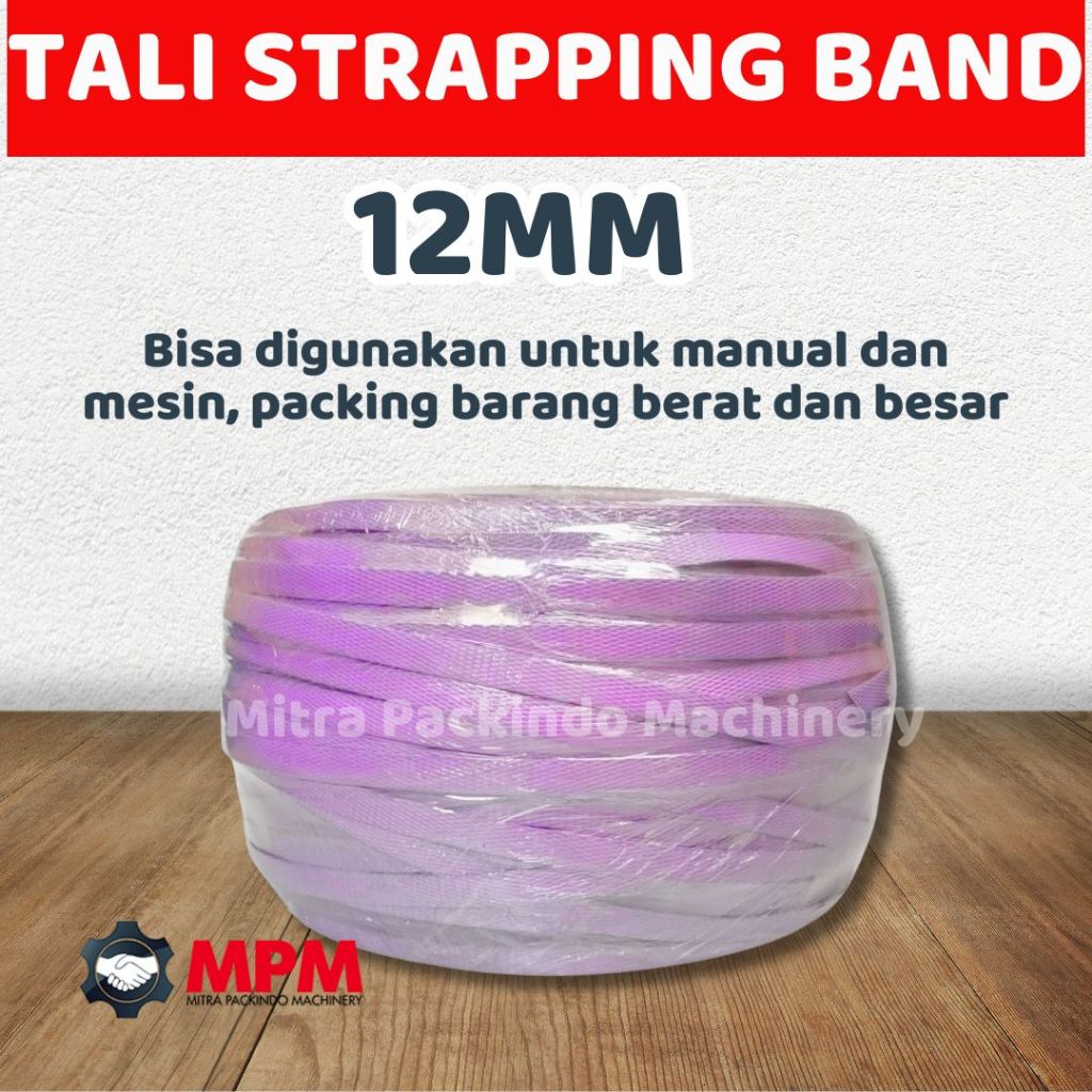 

Tali Strapping Band 12mm 7kg Ungu Muda / Streping Ungu Kreasi Multifungsi