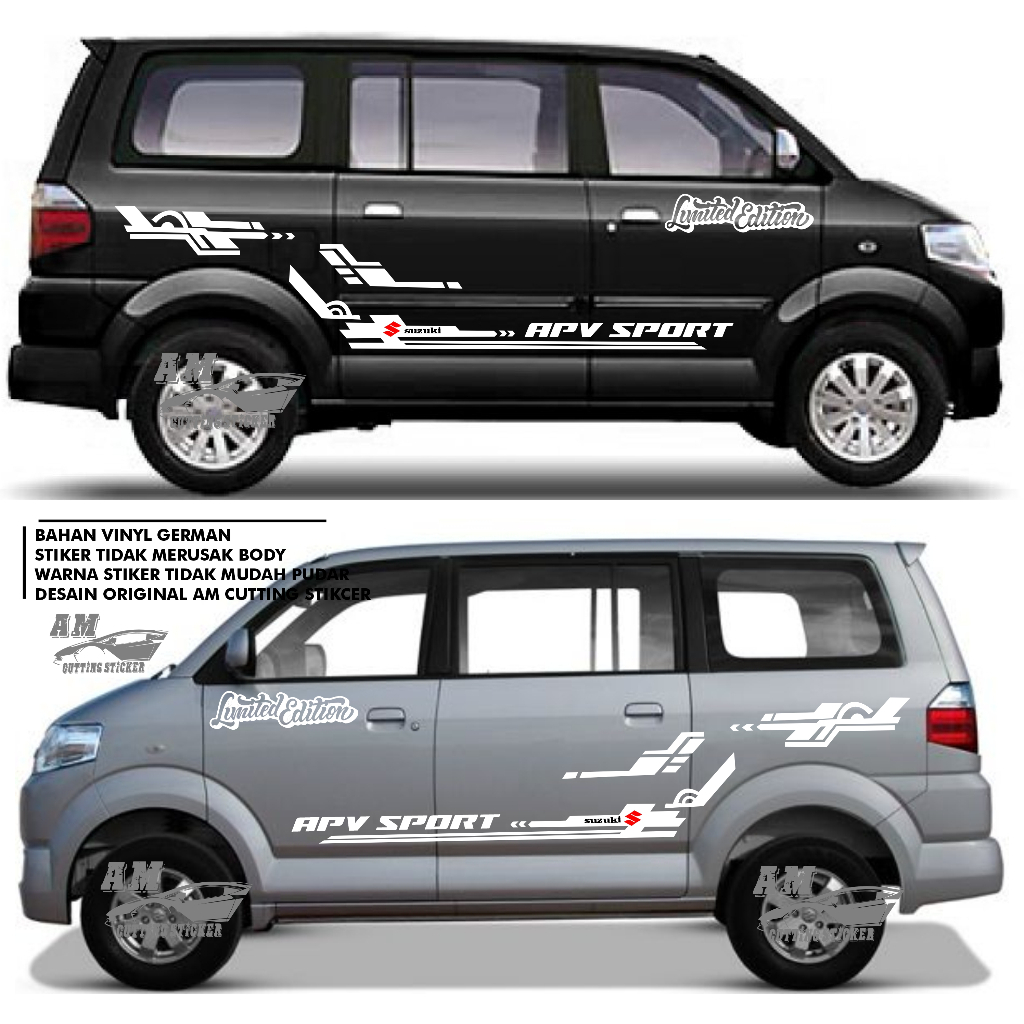 Stiker Striping List Stiker Mobil APV Stiker Stiker Cutting Mobil SUZUKI APV terbaru Mobil APV
