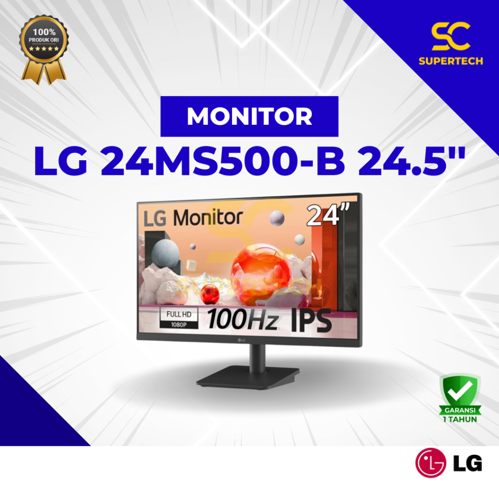 LG 24MS500-B Monitor IPS Full HD 100Hz