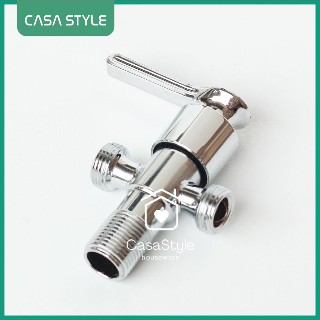 (CASA) Stop Kran T Shower / Keran Shower Cabang Jet Shower Kamar Mandi