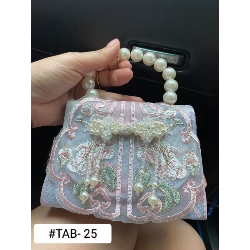 TAS CHEONGSAM "TAS ANAK" WARNA UNGU MUDA IMPORT (#TAB-25)