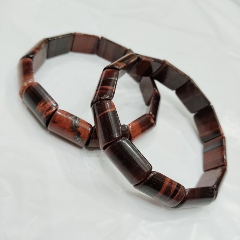 Gelang Batu Tiger Eye Merah