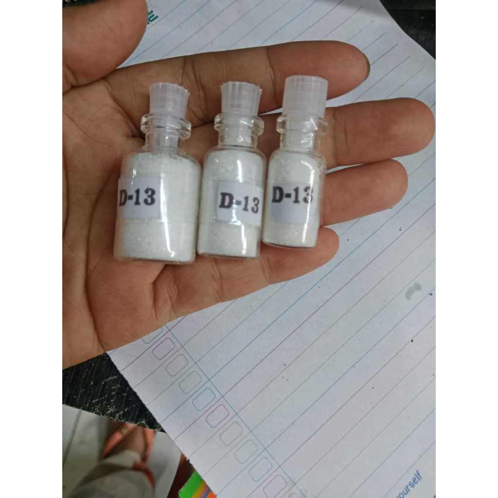 UMPAN D13 SUPER  PER 5 BOTOL /SERBUK KRISTAL CAMPURAN UMPAN PELET IKAN UK KECIL (5pcs)=Rp.35.000, UK