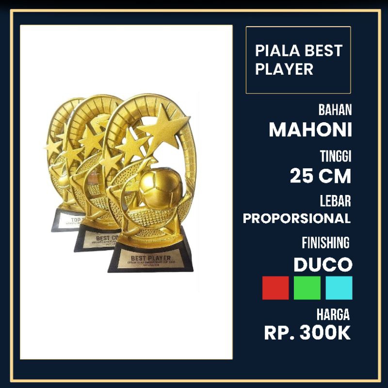 Piala.bdg - Piala Best Player - Piala Sepak Bola