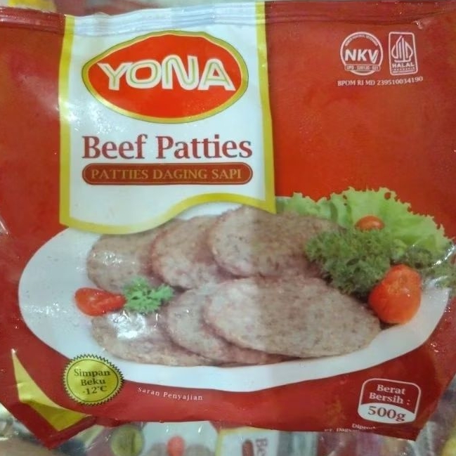 

Yona Beef Patties 500 gr