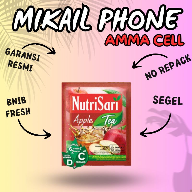 

Nutrisari rasa APPLE TEA