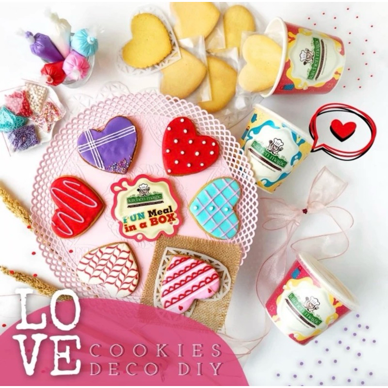 

VALENTINE COOKIES DECO / KUE / KUKIS HIAS