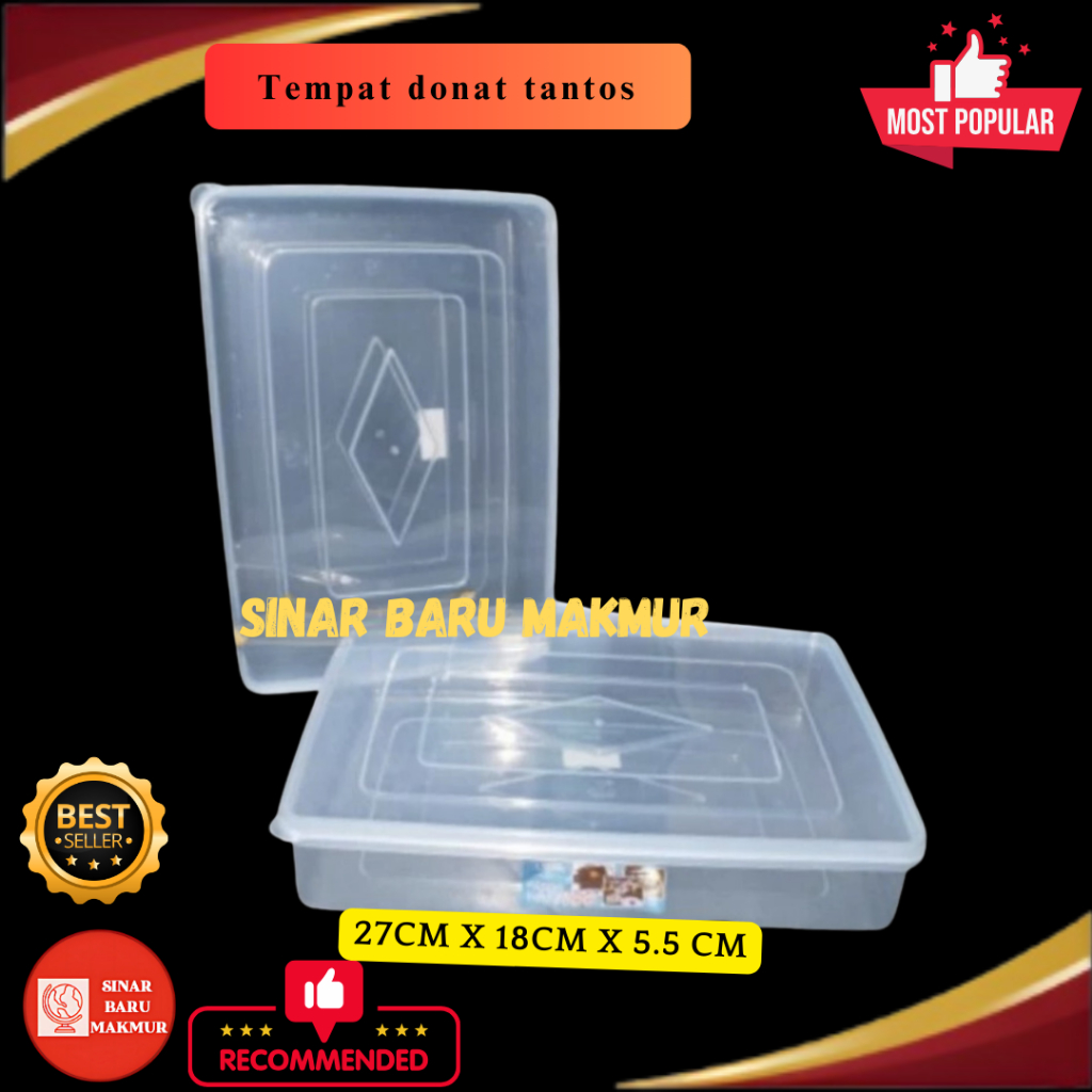 Tempat penyimpanan makanan Tantos Nagoya/ Kotak makanan / Tempat penyimpanan / Tempat kue pasar