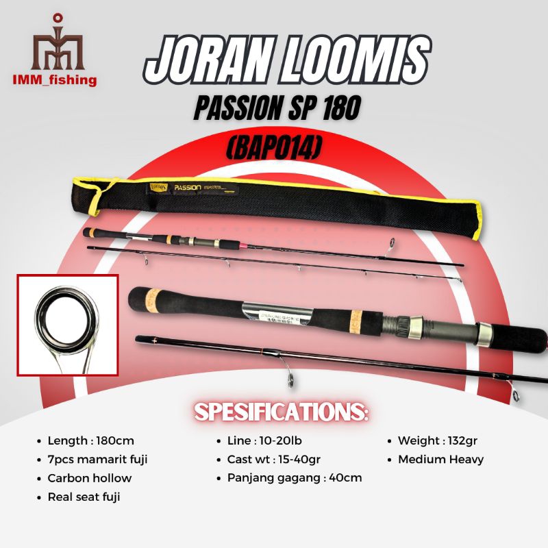 JORAN LOOMIS FRANKLIN PASSION SP | Tongkat Pancing | Fishing Rod