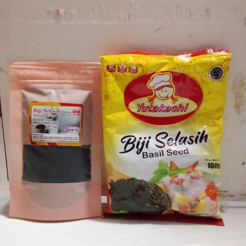 

Selasih isi 50gr dan 100gr basil seed campuran minuman sehat termurah halal