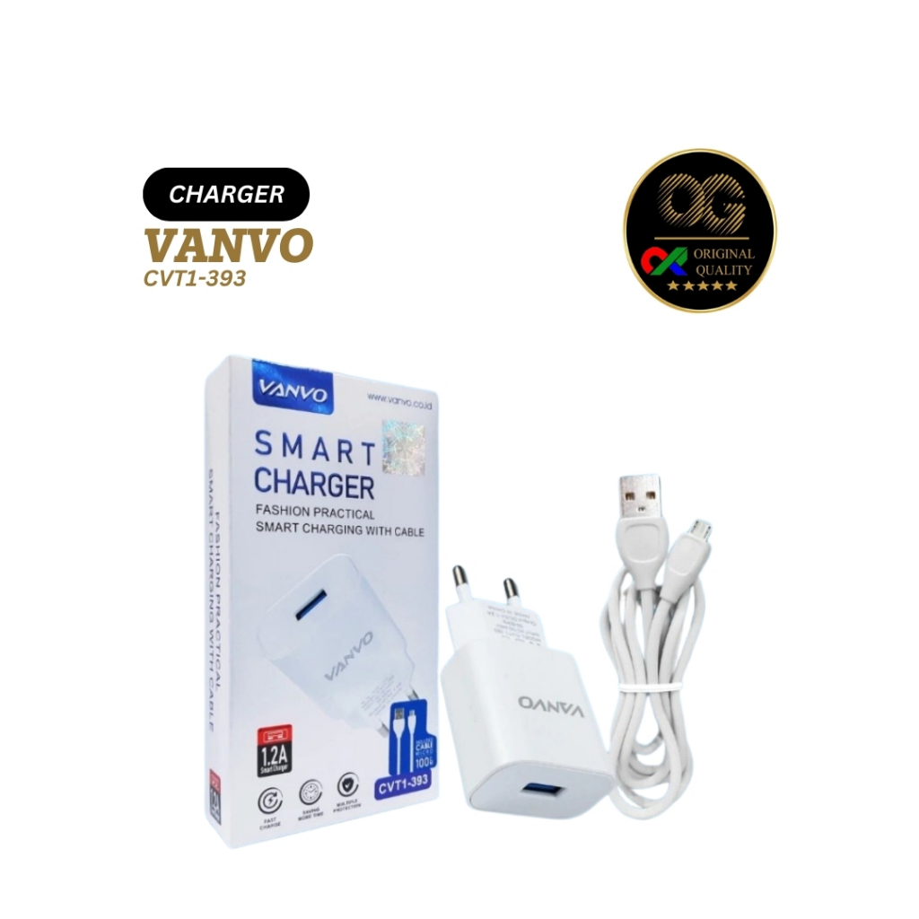 CHARGER MICRO USB VANVO CVT1-393 1 PORT USB