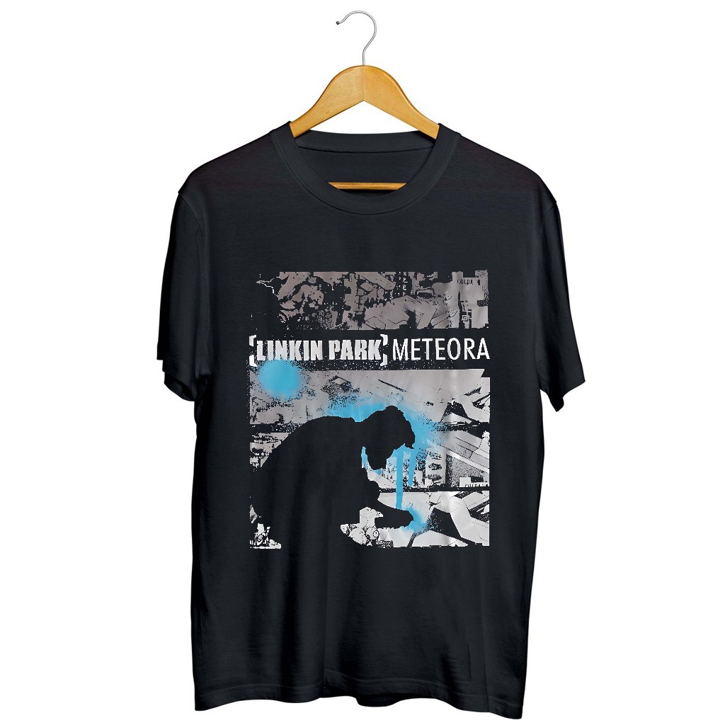 Tshirt Band Linkin Park - Meteora Drip Collage / Kaos Musik Rock Metal