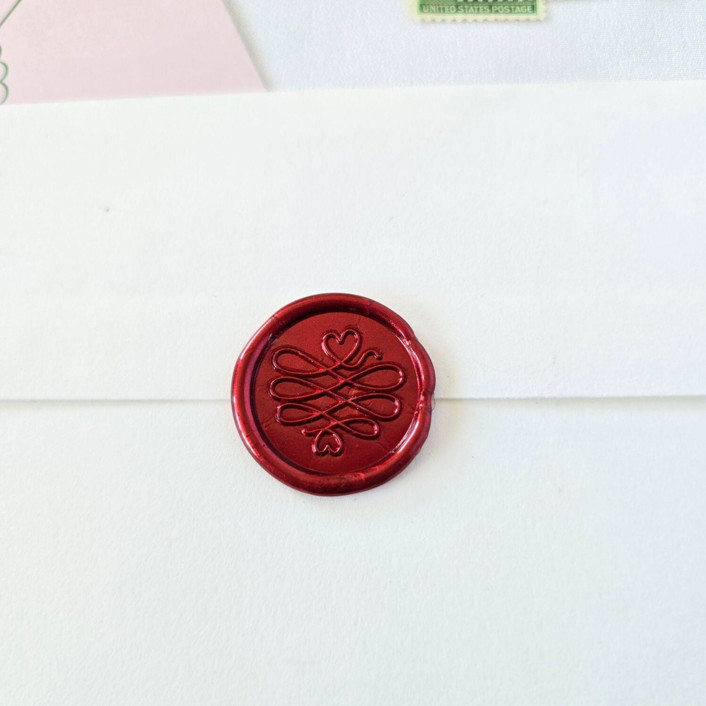 

(CLG) Unconditionally - 1 Pcs Wax Seal Coin Instan Siap Pakai HS21 / Segel undangan wax seal DIY / Hampers / Souvenir / Hadiah / Hiasan / art & Craft / candle wax seal coin langsung tempel sudah include double tape