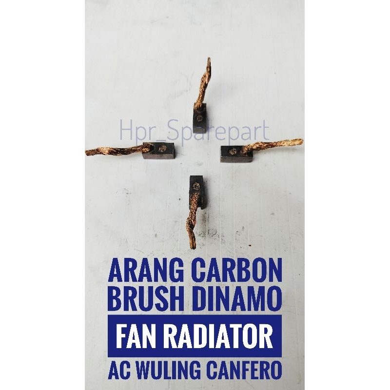 Arang Carbon Brush Dinamo Fan Kipas Radiator Ac Wuling Canfero