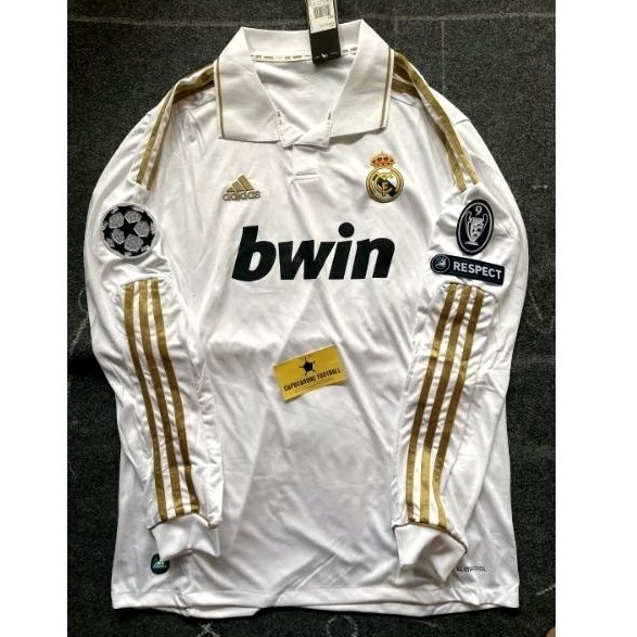 BAJU JERSEY real Madrid RETRO 11 12 13 14 2011 2012 2013 2014 Home LS Longsleeve Panjang Blokecore s