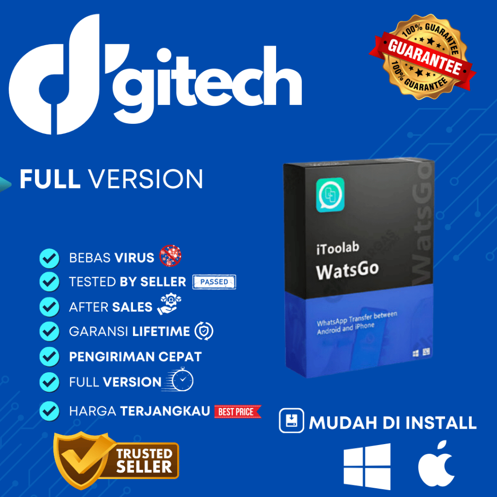 iToolab WatsGo Transfer WhatsApp antara Android dan iPhone