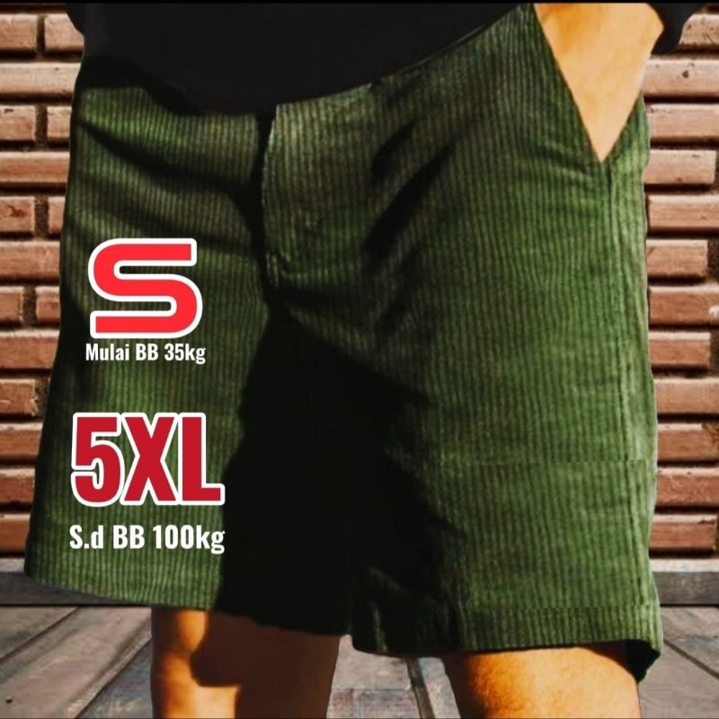IKASHOP.ID [27-44] BOARDSHORT CORDUROY/CORDURAY CELANA CASUAL PENDEK PRIA DEWASA TERBARU