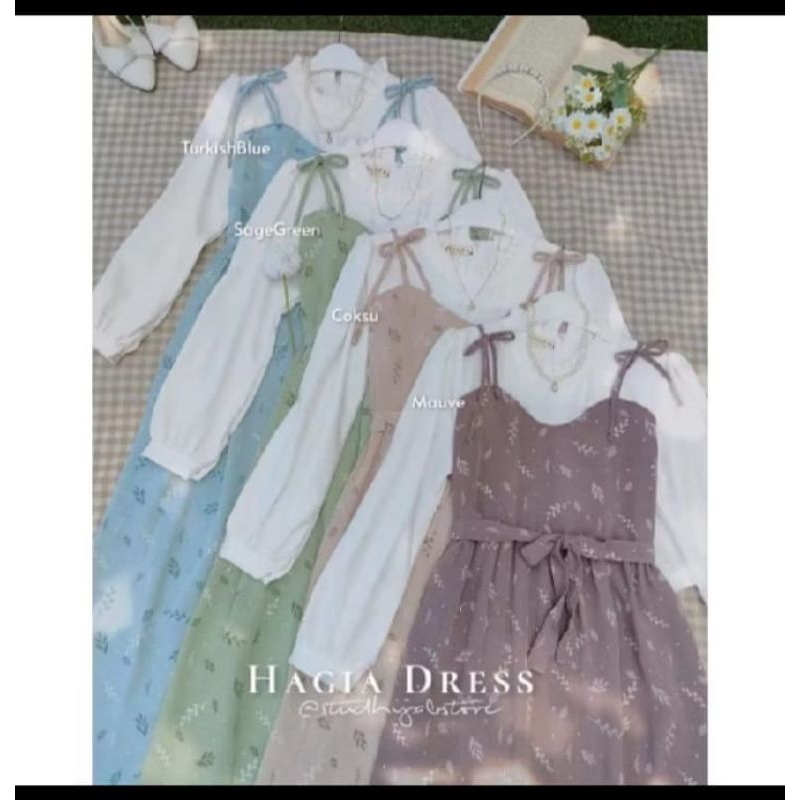 Hagia Dress Setelan Baju dan Rok