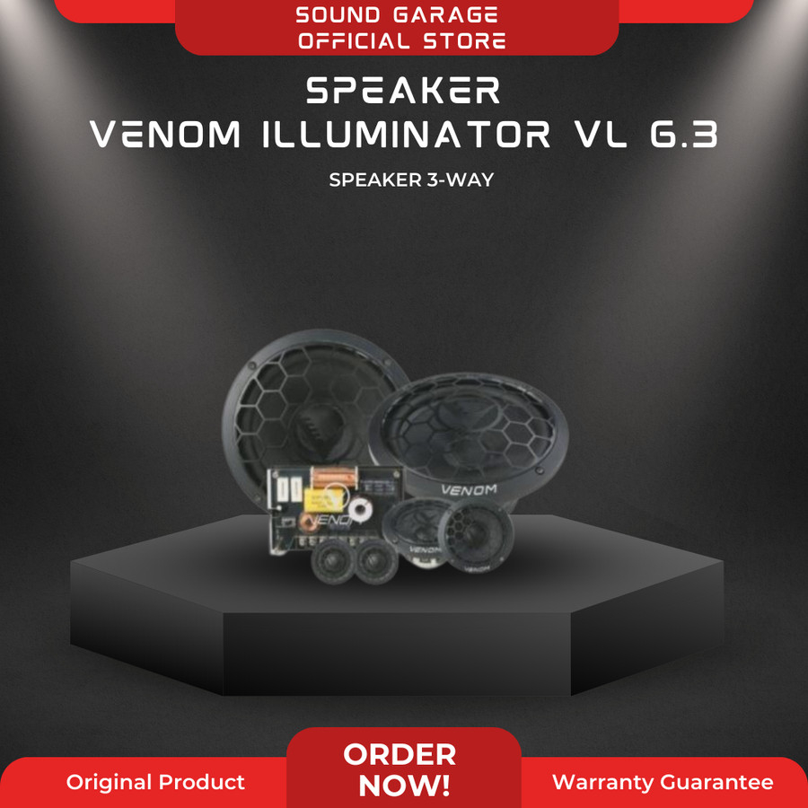 SPEAKER 3-WAY 3WAY VENOM ILLUMINATOR SERIES VL 6.3